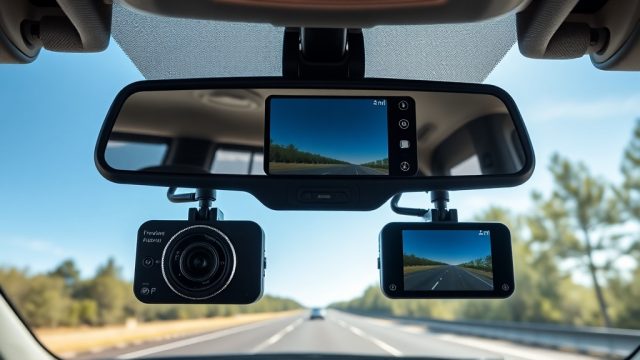 DriveWise Gear Pro Dash Cam Dual Lens Specs: Front & Rear Camera Resolution and Field of View